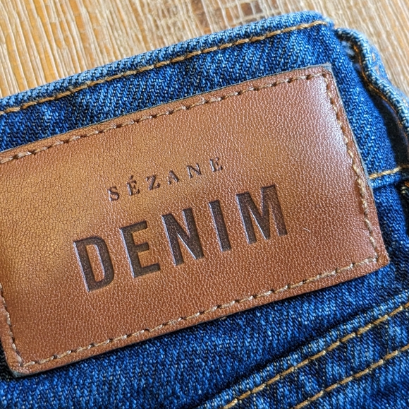 SEZANE 🌟 High Rise Slim Jeans Brut size 28 - Picture 6 of 12